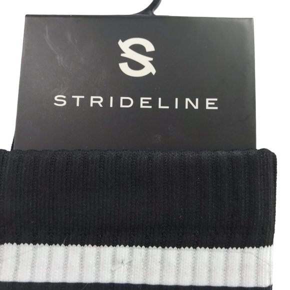 New NWT STRIDELINE Socks Adult.  Size Large Larry Fitzberald black action crew - Picture 4 of 8